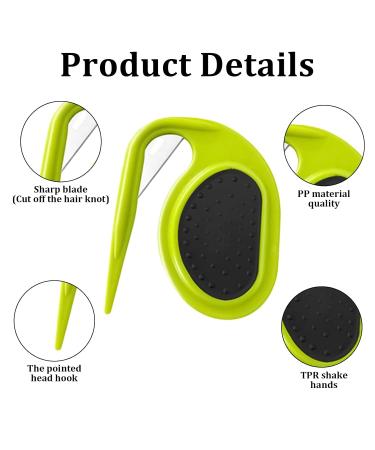Knotenkamm Hair Removal Tool - 2 Pack Pet Massage Combs for Cats & Dogs | Shedding Brush & Portable De-Filtering Comb (Blue & Green) - Buy Online on GoSupps.com