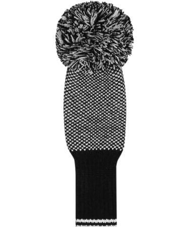 Scott Edward Knit Golf Club Cover Set - 5 Head Covers for Woods & Driver | Protects 460cc Driver, 1 Fairway Wood, 2 Hybrid/UT2 | Rotating Club Number Tags | Black White Dot - Buy Online on GoSupps.com