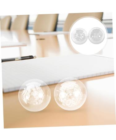 Clispeed Healthy Massage Device - Baoding Glass Balls for Home Decor & Stress Relief | Gently Rolling Massage Ball Exercise Ornaments - Buy Online on GoSupps.com