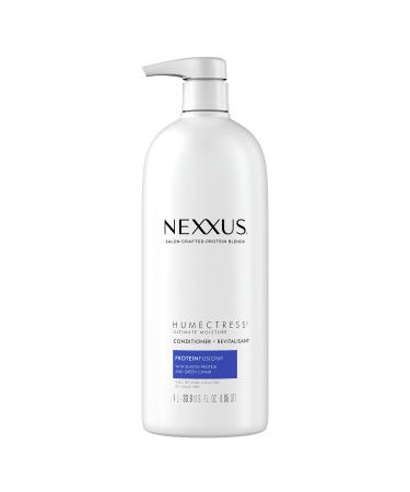 Nexxus Humectress Moisturizing Conditioner for Dry Hair Ultimate Moisture Moisturizing ProteinFusion with Elastin Protein and Green Caviar 33.8 oz 33.8 Fl Oz (Pack of 1)