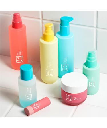 3INA MAKEUP Blue Gel Cleanser - Vegan & Cruelty Free Foaming Face Cleanser with Aloe Vera & Hamamelis - Buy Online on GoSupps.com
