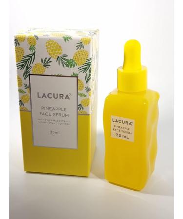Lacura Pineapple Face Serum with Pineapple Vitamic C and Turmeric Cruelty Free - 35ml - Buy Online on GoSupps.com