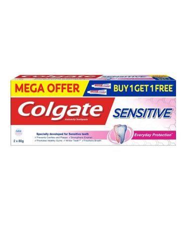 Colgate Sensitive Everyday Protection Anticavity Toothpaste - 160gm (Twin Pack)
