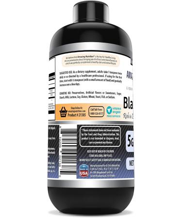 Amazing Formulas Black Seed Oil 16 oz | Natural Cold Pressed Black Cumin Seed Oil from 100% Genuine Nigella Sativa | Non-GMO | Gluten Free 16 Fl Oz (Pack of 1) - Buy Online on GoSupps.com