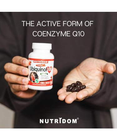 Nutridom Ubiquinol 100mg 30 Softgels the Active Antioxidant Form of CoQ10 - Buy Online on GoSupps.com