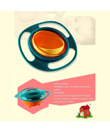 Shop 1/3 Gyro Bowls for Children | Spill-Proof Snack Bowls for Toddlers | 360 Rotatable Baby Food Bowls - Snack Lion (3PCs) - Buy Online on GoSupps.com