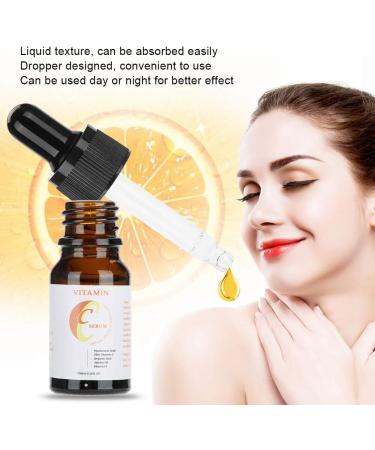 Natudeco 10ml Vitamin C Serum Whitening Face Essence Moisturizing Serum Skin Care Treatment for Facial Firming Hydrating Whitening Skin Dark Spot Remover - Buy Online on GoSupps.com