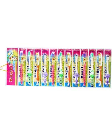Gatuida Whitening Toothbrush - 36 Pcs Cartoon Toddler Cleaning Brush | Sensitive Toothbrush for Kids - International Shipping Available - Buy Online on GoSupps.com