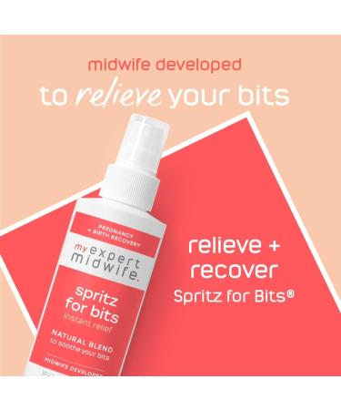 My Expert Midwife Spritz for Bits 150ml - Pregnancy & Postpartum Relief Spray - Buy Online on GoSupps.com