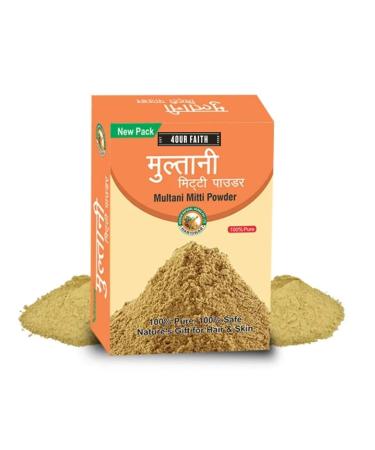 Multani Mitti PACK OF 200 GMS| Fullers Earth Powder For Face Pack| Natural Clay Mask Natural Mud Mask| Suits All Skin Types| Hydrating & Glowing | 100% Natural Clay Powder | Skin Tightening Face Pack