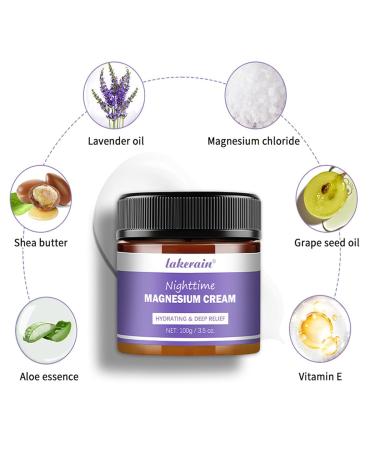 MULPG Magnesium Lotion for Sleep Nighttime Magnesium Cream for Pain and Leg Cramps Muscle Relaxation Calm Body Butter for Deep Hydration for Skin Care Safe for Kids(Lavender) - Buy Online on GoSupps.com