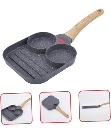 Zerodeko Split Frying Pan Multi-Function Egg Pan Non-Stick Pancake Pan Divided Pan Non-Stick Frying Pan Grill Pan Maker Roasting Pan Divided Skillet Disc Medical Stone Non Stick - Buy Online on GoSupps.com