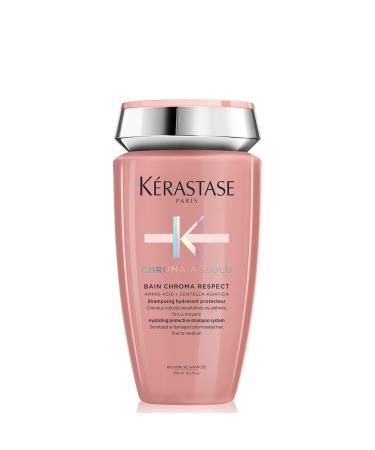 K rastase nourishing shampoo for damaged and colored hair for more shine and smoothness bain chroma respect chroma absolute 250 ml 250 ml (1 Pack)