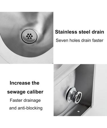 Men's Stainless Steel Urinals Household Wall-Mounted Standing Toilet Urinals Commercial Smart Sensor High-Efficiency Flushing Urinals Suitable for Hotels Schools and (Ground Drainage) - Buy Online on GoSupps.com