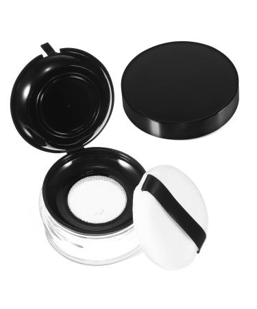 DRESSOOS Makeup Powder Container Travel Foundation Container Travel Size Containers Powder Dispenser Body Powder Puff and Container Loose Powder Containers Powder Puff for Body Powder