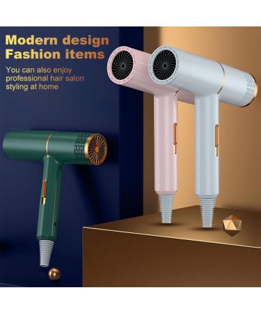 Hair Dryer Low Noise Blowdryers Portable Travel Blow Dryer Lightweight Travel Hair Dryer for Fast Drying Hairdryer for Constant Temperature Without Hair Damage Green- Us Standard 110v - Buy Online on GoSupps.com