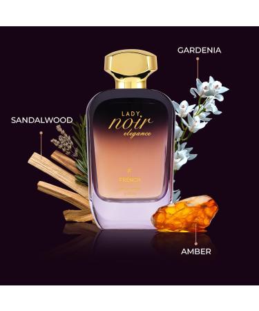 French Factor Lady Noir Elegance Luxury Perfume For Women Long Lasting Edp Perfume Gift For Girls Party Perfume Made In India (Pack Of 1 100ml) - Buy Online on GoSupps.com