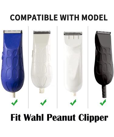 2 Pack White Professional Peanut Clipper Trimmer Snap On Replacement Blades #2068-300 - Buy Online on GoSupps.com