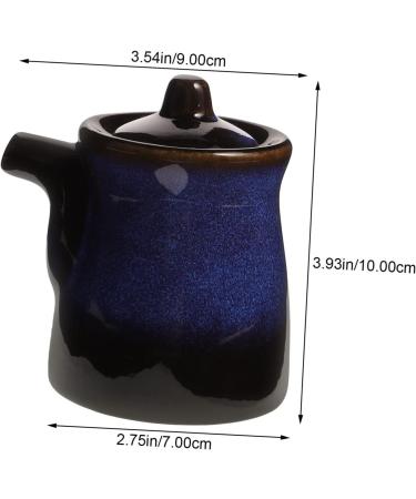 Zerodeko Vinegar Pot Soy Sauce Jar Ceramic Soy Sauce Dispenser Oil Pourer Decanter Sauce Bottle Shoyu Dispenser Ceramic Vinegar Bottle Seasoning Bottle Ceramics Storage Bottle Household medium As Shown 2 - Buy Online on GoSupps.com