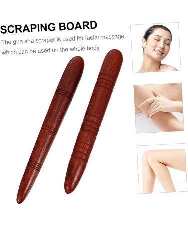 2 Sets of Wooden Acupuncture Stance - Thai Stick Facial Tools & Foot Massager for Reflexology & Skin Care - Buy Online on GoSupps.com