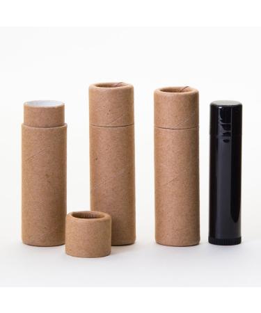 1/3 OZ Kraft Paperboard Lip Balm/Salve/Cosmetic/Lotion Tubes x100