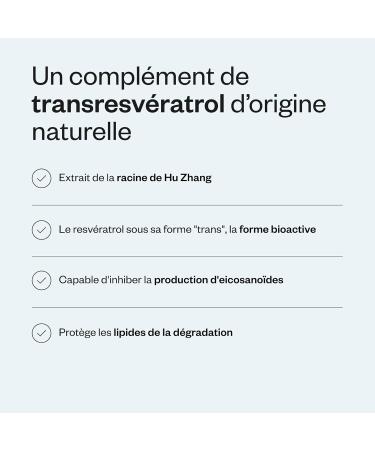 Trans-Resveratrol - Extrait de la Racine de Hu Zhang - Contribue Lutter Contre le Stress Oxydatif et les Inflammations - Vegan - Sans Gluten - Supersmart - Buy Online on GoSupps.com