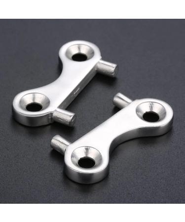 2pcs Boat Gas Cap Key - 316 Stainless Steel Replacement Key for Marine Bayliner Fuel/Water Tank - Style1 - Buy Online on GoSupps.com
