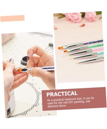 minkissy 1 Set Nail Pen Nail Tech Accessories Dotting Pen Household Tools Wear- Resistant Nail Painting Tools Nail Art Liner Brush Pro Tools Portable Dotting Tools Drawing Pen 3d Major Abs - Buy Online on GoSupps.com