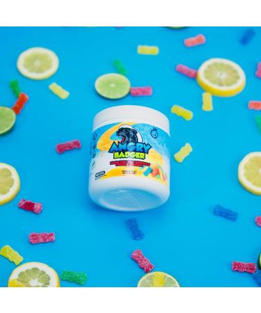 Yummy Sports Pre-Workout Powder - Workout Supplements Powder for Clean Energy Boost and Focus - Preworkout Energy Drink Powder for Women & Men - 300gm 40 Servings - Sour Batch - Buy Online on GoSupps.com