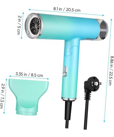 SOESFOUFU Abs Hair Dryers for Women Shell Material Brushless Motor Travel Hairdryer - Buy Online on GoSupps.com