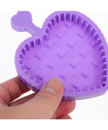 MAGICLULU Makeup Brush Cleaning Pad Makeup Pallets Brush Cleaner Pad Makeup Tools Silicone Makeup Tool Cleaner Beauty Makeups Tool Clean Supplies Purple Cosmetic Make up Silica Gel 12x9cm Purple - Buy Online on GoSupps.com