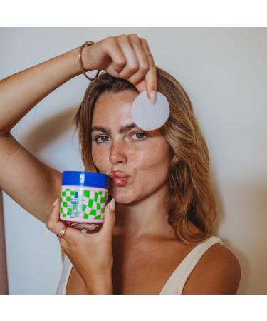 Shop Higher Education Skincare RUSH Travel Size 2% Salicylic Acid Pads - 30 Exfoliating Acne Treatment Pads for Oily & Combination Skin | International Shipping Available - Buy Online on GoSupps.com