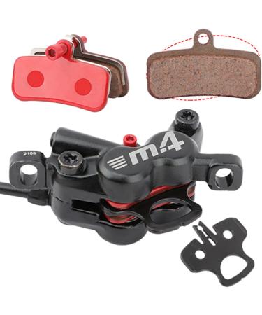 MEROCA M4 Four Piston Hydraulic Disc Brakes - Front 800mm / Rear 1400mm - With Adapter for 160mm Rotor - Buy Online on GoSupps.com