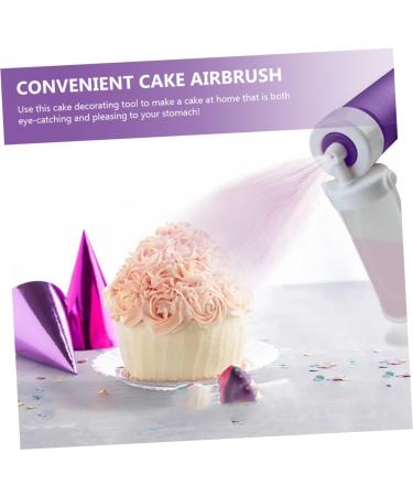 CRAFTHROU 2pcs Cake Sprayer Cake Coloring Spray Manual Cake Coloring Airbrush Cake Pump Sprayer Plastic Purple - Buy Online on GoSupps.com