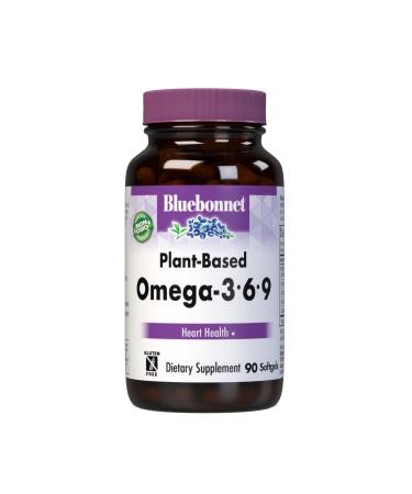 Bluebonnet Nutrition Plant-Based Omega-3-6-9 90 Softgels
