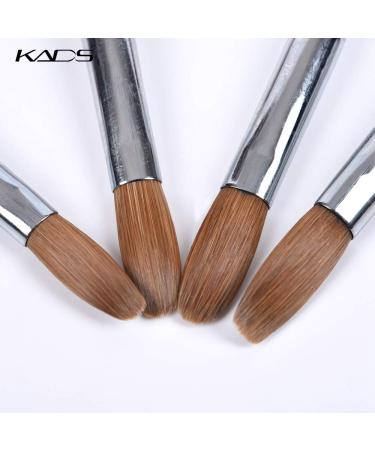 KADS Kolinsky Sable Acrylic Nail Art Brush Red Wood Pen - Manicure Tool (12#) - Buy Online on GoSupps.com