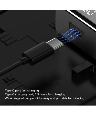 TOPINCN Beard Trimmer for Men - IPX7 Waterproof Mini Mustache & Hair Clipper Portable Electric Razor with Detachable Magnetic Head - Buy Online on GoSupps.com