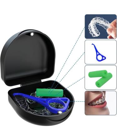 Shop Durable Prosthetic and Denture Containers | Dnom Dose Bite Can Magnetic Braces Box - Buy Online on GoSupps.com
