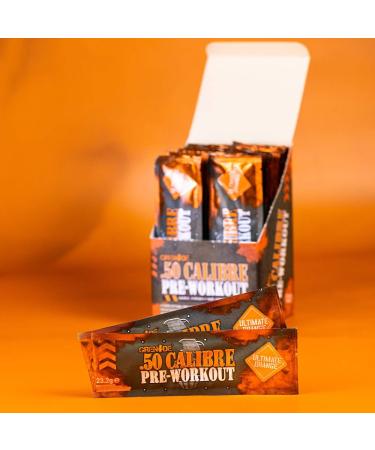 Grenade 50 Calibre Pre-Workout Ultimate Orange Sachets - 50 Servings - Buy Online on GoSupps.com