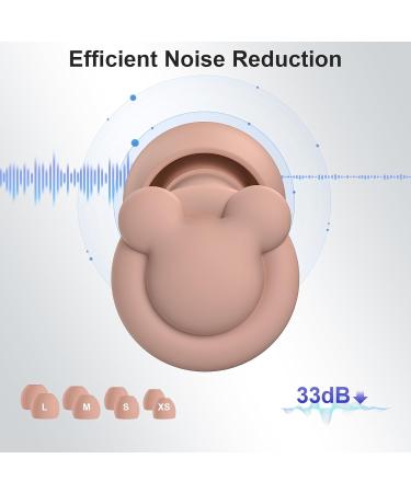 Buy High Fidelity Ear Plugs for Sleeping | Noise Reduction Silicone Earplugs - 33dB | Perfect for Study Work and Snoring - Buy Online on GoSupps.com
