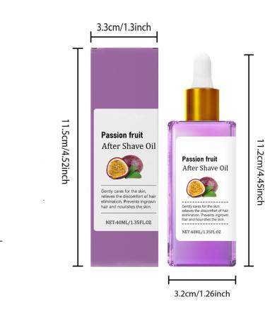 Passion fruit Shave Care Set Includes After Shave Oil Pre-Shave Scrub & Luxury Shave Butter Huile de Rasage Homme Huile Post Epilation with Hyaluronic Acid & Peptides - Buy Online on GoSupps.com