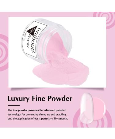 Unibouti Clear Pink Nail Dip Powder 2.1oz - Ultra Capacity Dipping Nail Powder Refill - Buy Online on GoSupps.com
