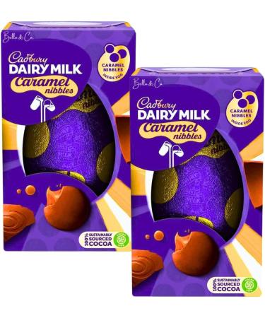 2x Caramel Nibbles Chocolate Easter Eggs | Easter Eggs For Kids | Perfect for Easter Gift | Perfect for Egg Hunt | Chocolate Gifts | Chocolate Easter Egg 2024 | Easter Party | 96g - Buy Online on GoSupps.com