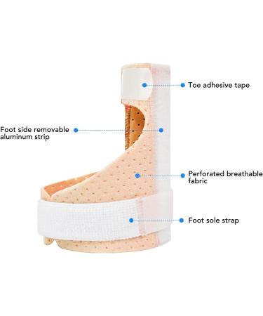 Claw Toe Corrector - Aluminum Strip, Adjustable Hammer Toe Straightener for Left Foot - Buy Online on GoSupps.com