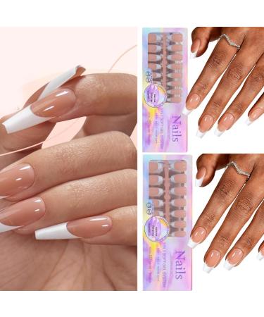 TQUXNGA Natural and Stylish French Manicure Nail Tips with Different Sizes Nail Art Tools and Accessories YS09 - Buy Online on GoSupps.com