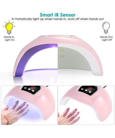 Queen.y 54W LED UV Nail Lamp | 18 LED Gel Polish Dryer with Timer | International Shipping Available - Buy Online on GoSupps.com