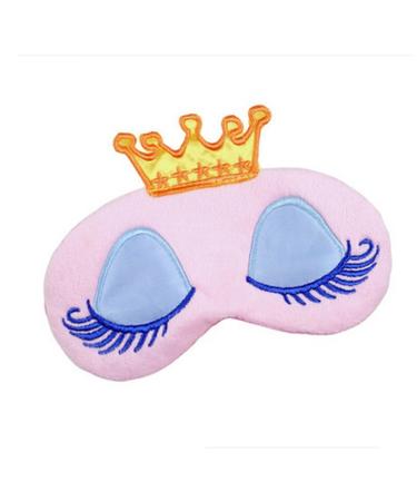 Cute Cartoon Queen Eye Mask Eyeshade Sleeping Mask for Women Pink