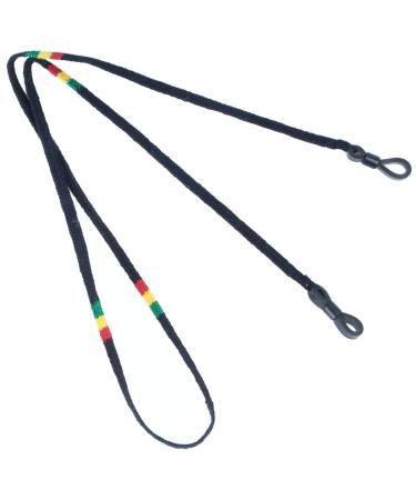 Cotton glasses strap from Guatemala with SPEC END in various colors (black-red-yellow-green)