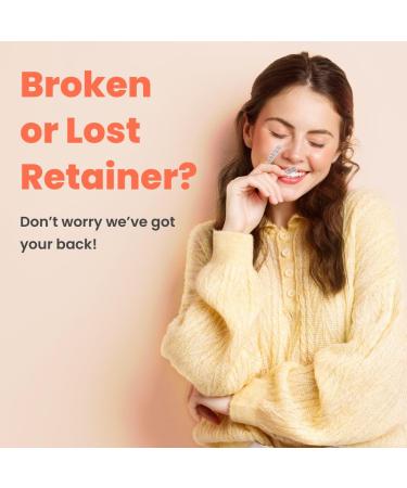 Buy Custom Clear Dental Retainers - Upper & Lower | At-Home Replacement Retainers | Medical Grade ISO Quality - Buy Online on GoSupps.com