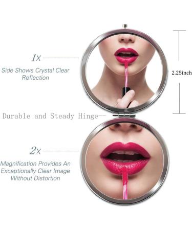 COFOZA 2010 Inspiration 13th Birthday Gift for Girl- Rose Gold Compact Makeup Mirror- Braver Than You Believe- Daughter Present - Buy Online on GoSupps.com